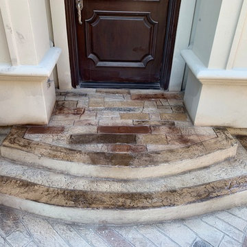 Stamped concrete Frisco , Tx - Progroup Construction