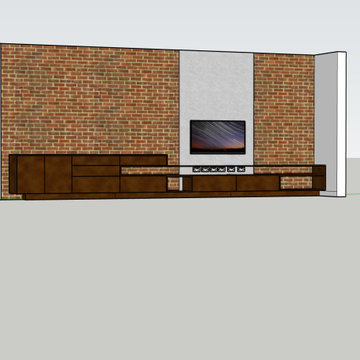 6m wide TV unit