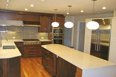 Kitchen - contemporary kitchen idea in Atlanta