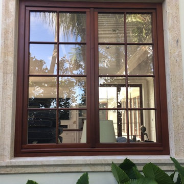Coral stone Windows and Doors Mouldings and Pavers combined with Colombian Brake