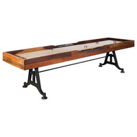 District Eight 108" Shuffleboard Table in Solid Franch Oak by Nuevo