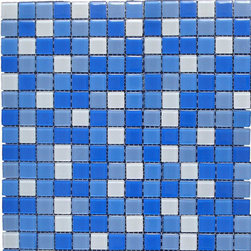 romantone - crystal glass mosaic tiles for kitchen, bathroom, swimming pool 23x23x8 - Mosaic Tile