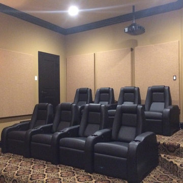 Transitional Home Theater