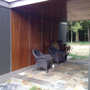 Modern exterior facade