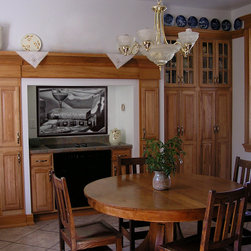 Dining room wall etching - Home Decor