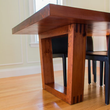 Old Crow Whiskey Distillery Reclaimed Heart Pine Dining Table