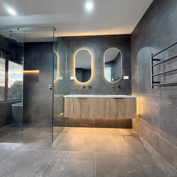 •Modern Bathroom Transformation – Melbourne