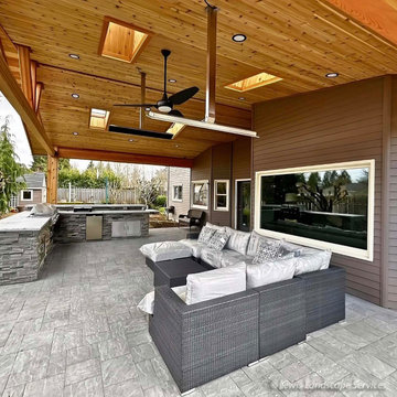 Rathbone Complete Outdoor Living Space Remodel Project - Portland Oregon 2023
