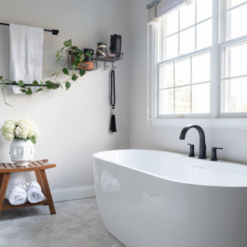 Airy Modern Kitchen + Master Bath Transformation