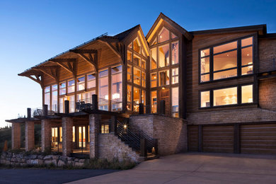 Entryway - contemporary entryway idea in Denver