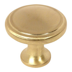 Cosmas - Cosmas 5982BB Brushed Brass Cabinet Knob - Cabinet And Drawer Knobs