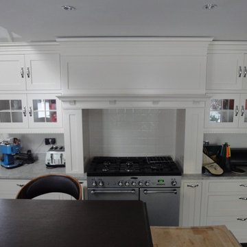 hand painted american shaker style kitchen
