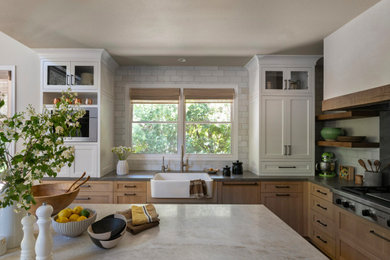 Example of a transitional kitchen design in San Francisco