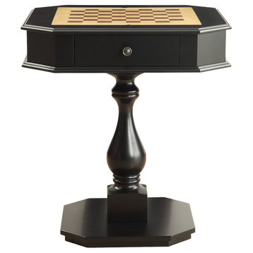 Bishop Game Table, Black