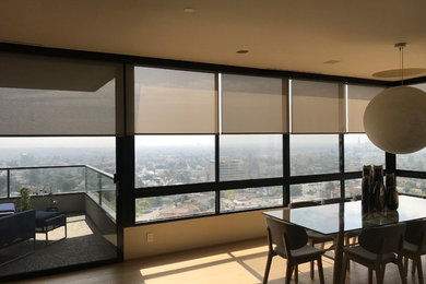 Mid-sized dining room photo in Charlotte