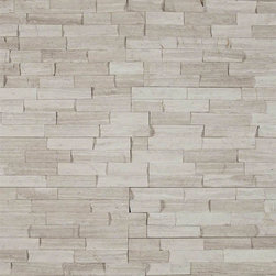 White Oak Splitface Ledger Panels - Wall Stone - Siding And Stone Veneer