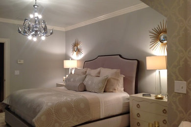 Transitional bedroom photo in Atlanta