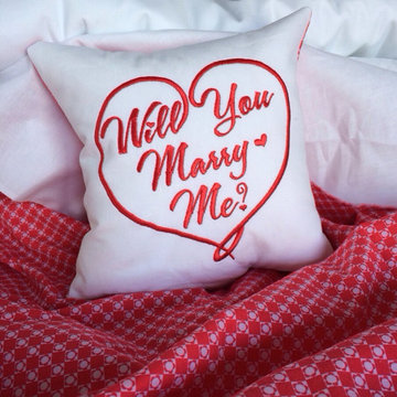 Will You Marry Me Pillow {10 inch}