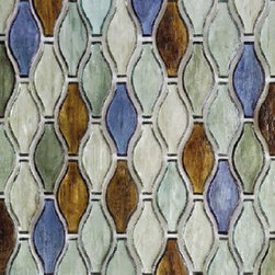 Silhouette glass tile mosaic by Hirsch - Mosaic Tile