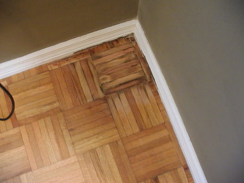 Parquet Floor Damage What Should I Do