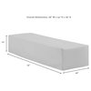 Outdoor Chaise Lounge Furniture Cover Gray