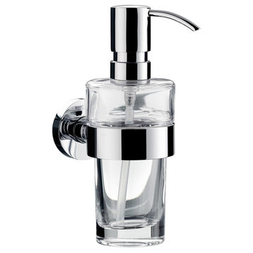 Free Standing Clear Crystal Soap Dispenser -Eposa 0821.001.01