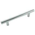 Laurey - Steel T-Bar Pull - Polished Chrome - 4" - Laurey is todays top brand of Decorative and Functional Cabinet Hardware!  Make your home sparkle with our Decorative Knobs and Pulls, or fix up your cabinets with our Functional Hardware!  Cabinets feel better when Laurey's on them!