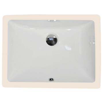 Ucore 18" Undermount Rectangular Ceramic Sink
