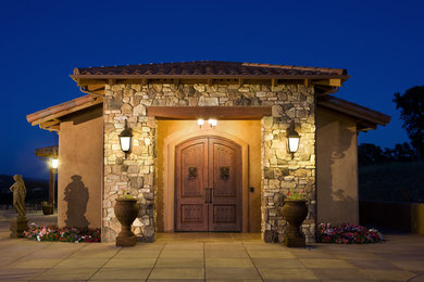 Inspiration for a mediterranean exterior home remodel in San Francisco