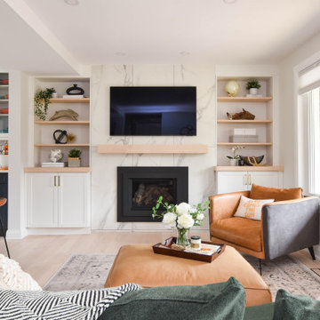 Hill Street Kitchen and Family Room Design