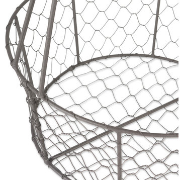 DII Round Nested Chicken Wire Basket, Set of 3