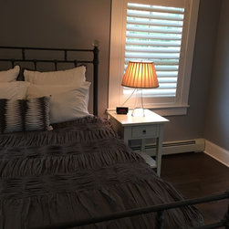 Single Panel Door In Bedroom - Interior Shutters