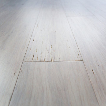 Rustic Ivory Wide Plank Strand Bamboo Flooring