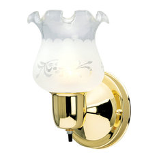 Westinghouse 1-Light Frosted Grape Wall Bracket Light Fixture