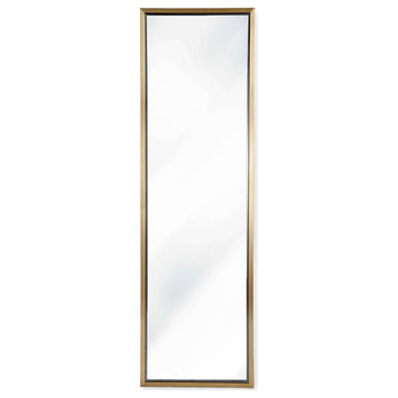 Dressing Room Mirror, Natural Brass
