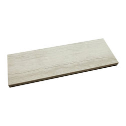 4x12 Grey Wooden Look Stone Tile Mosaics - Home Accessories & Decor