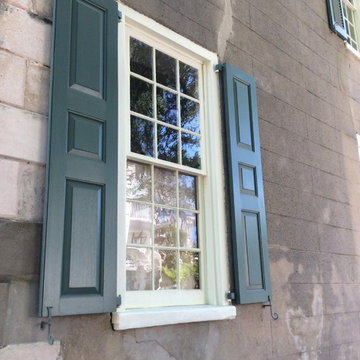 Painted Raised Panel Shutters
