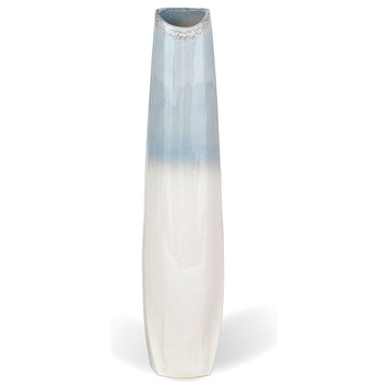 Tides Ceramic Floor Vase, Large