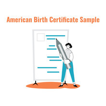 American Birth Certificate Sample
