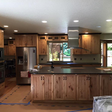 RCC1000 - All Heart Knotty Hickory Kitchen and Cabinets