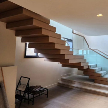 Box on Box Self Supporting Stairs with LED Lights
