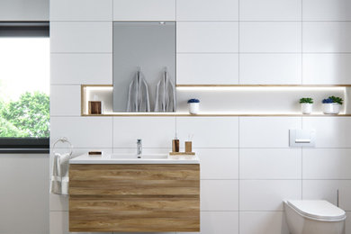 Modernes Badezimmer in Frankfurt am Main