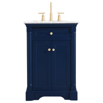 Cameron 24" Single Bathroom Vanity, Blue