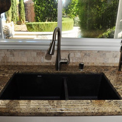 Omega/Dynasty, Denison, Maple, Oyster, Cognac - Kitchen Sinks