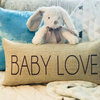 Baby Love Baby Gift Baby Shower Reversible Nursery Pillow