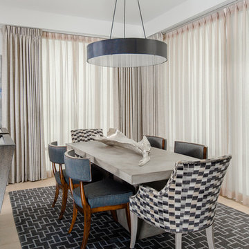 Masculine, Soft Contemporary in Luxury Condo