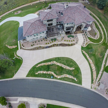 Tuscan Style Home With Siloam Stone Walls