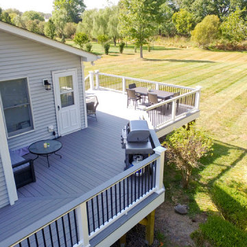 Raised Custom Deck with Hidden Storage