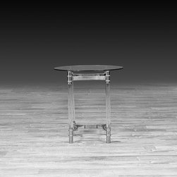 Varossi Round End Table Silber - Varossi Collection - Side Tables And End Tables