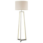 Lite Source - Lite Source LS-83165 Pax - One Light Floor Lamp with LED Night Light - Pax One Light Floor Lamp with LED Night Light Brushed Nickel White Linen ShadeFloor Lamp W/Led Night, Bn/White Linen Shade, A 150W&Led 20W.Shade Included: yesBrushed Nickel Finish with White Linen ShadeFloor Lamp W/Led Night, Bn/White Linen Shade, A 150W&Led 20W.  Shade Included: yes. *Number of Bulbs: 1 *Wattage: 100W * BulbType: A *Bulb Included: Yes *UL Approved: Yes